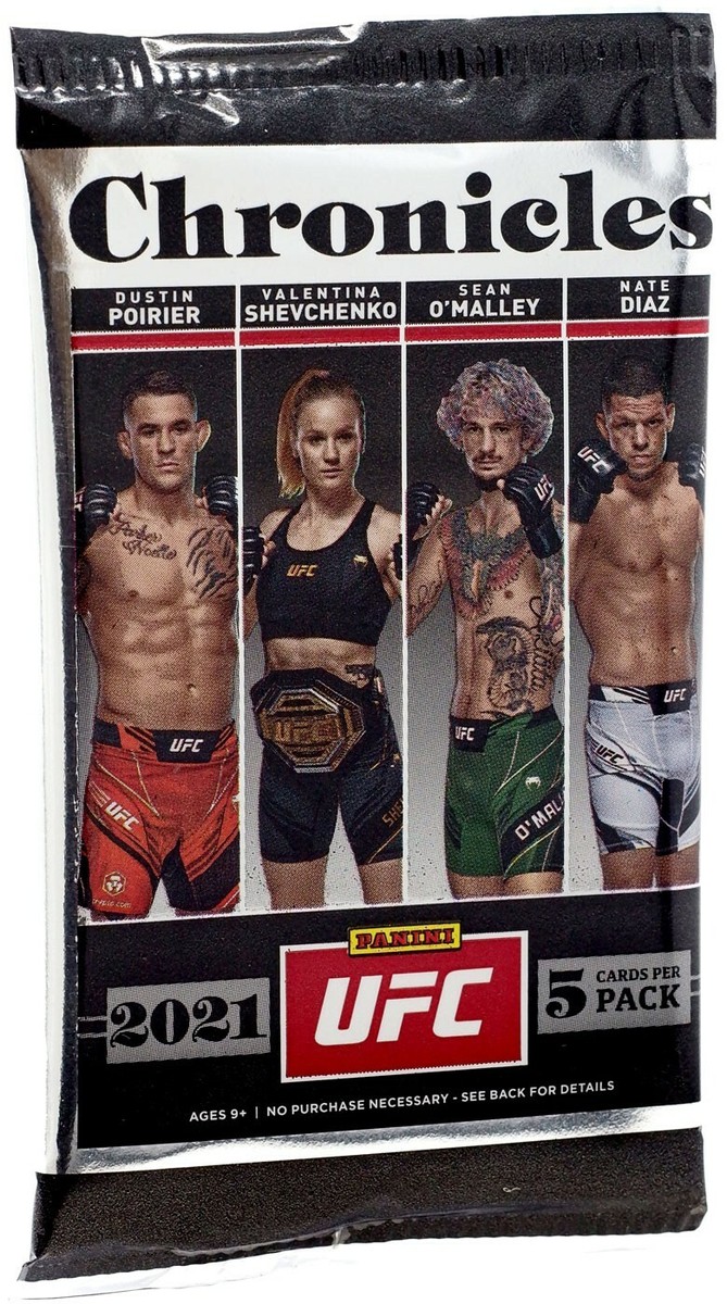 5 UFC Chronicles Hobby 2021 panini