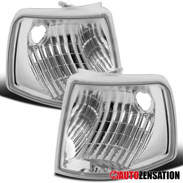 For 1993-1997 Ford Ranger Clear Lens Corner Turn Signal Lights Lamps
