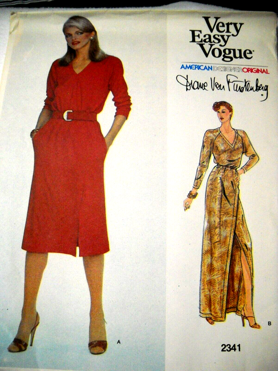 Vogue Fashion Designer Diane Von Furstenberg Dress By Diane Von