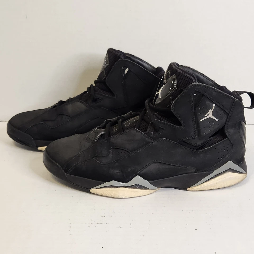 Zapatos Air Jordan True Flight negros grises fríos 342964-010, para hombre talla 13 Foto 4 de 4