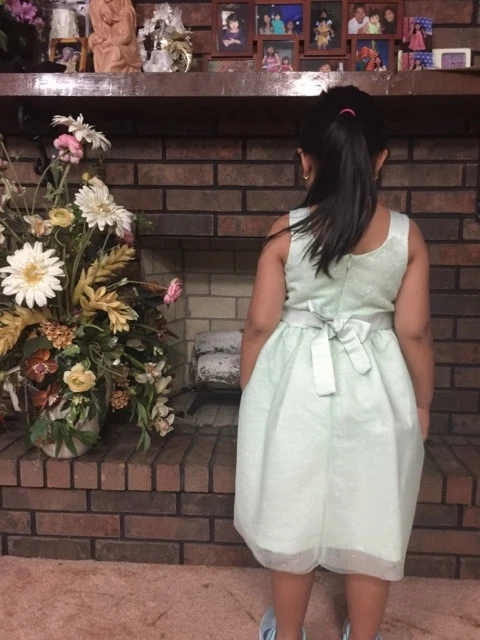 New Jayne Copeland Girl's Mint Color Dress Size 6X $15.99 Free Shipping - Image 2 of 4