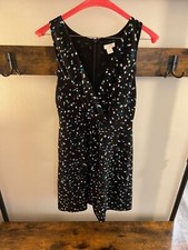 J. Crew black and neon dress size 0