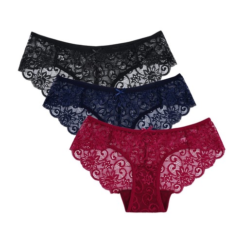 Sunm Boutique Unterwäsche Damen Paket unsichtbar Bikini Spitze halbe Rückenabdeckung P... - Bild 2 von 7
