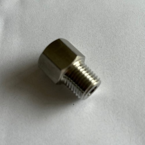 Pipe 1/4" NPT Male M10 M10X1 M10X1.0 Female Metric Adapter Fitting - Bild 1 von 2