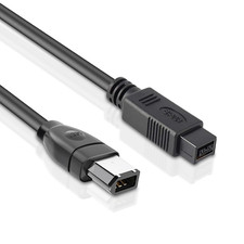 9 Pin to 6 Pin High Speed Firewire Cable Ilink DV Cable Firewire 800 to 400 IEE