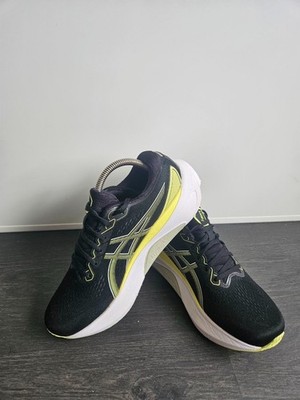 ASICS GEL-Kayano 30 Black Yellow Men Running Shoes EU 42 US 8.5 UK 7.5