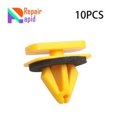 New Set Of 10 Yellow Rocker Panel Molding Retainer Clips For Chevrolet Suburban New Set Of 10 Yellow Rocker Panel Molding Retainer Clips For Chevrolet Suburban
