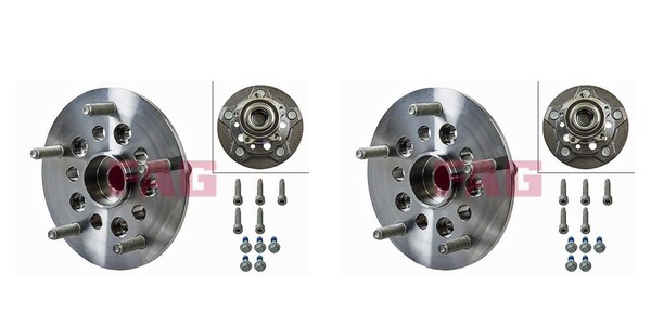 FAG 2X Radnabe Radlagersatz Hinten FüR Ford Transit V363 Kasten FCD FDD FED-image