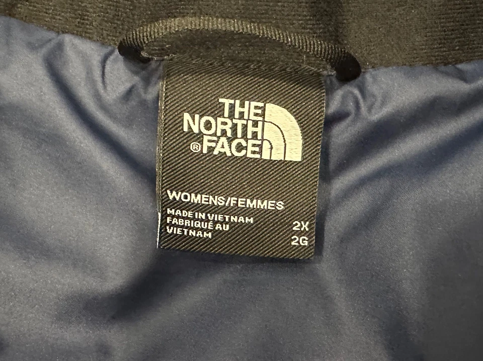 Abrigo acolchado parka azul para mujer The North Face Metropolis 2XL ¡USADO EN EXCELENTE ESTADO! Foto 4 de 4