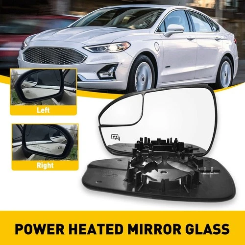 2x For Ford 13-20 Fusion Left Right Door Wing Mirror Glass Heated Back Power PUS