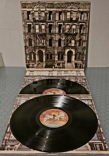 LED ZEPPELIN Physical Graffiti *1ST UK 1975 PRESS A1/B5/C1/D1* X2 Vinyl LPs VG+