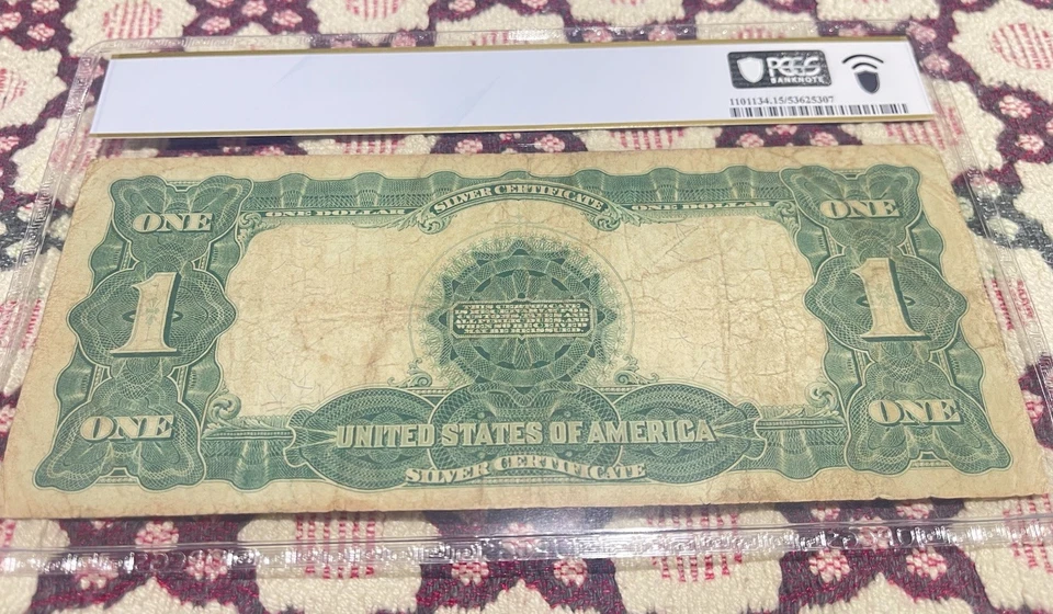 1899 Black Eagle Silver Certificate Fr 233 Tehee Burke 💎PCGS Choice Fine 15💎 - Image 3 of 4