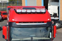 DachträGer +Led+ Jumbo LED Flecken + Klar LeuchttüRme FüR Mercedes Arocs