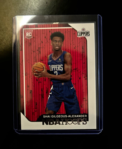 Panini 2018-19 NBA Hoops Shai Gilgeous-Alexander RC Base #262 Clippers