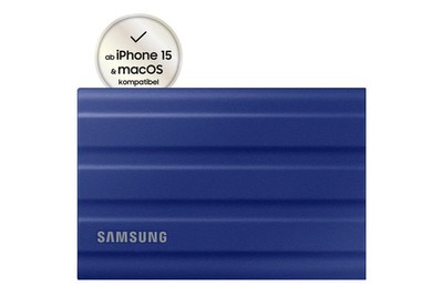 Samsung Portable SSD T7 Shield USB 3.2 Gen 2 - 1 TB Blau NEU&OVP
