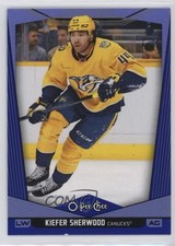 2024-25 O-Pee-Chee Blue Border Kiefer Sherwood #424 17p7