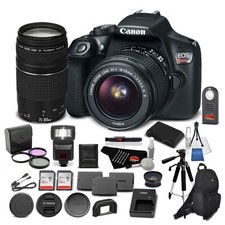 Canon EOS Rebel T6 Digital SLR Camera Bundle with EF-S 18-55mm f/3.5-5.6 is II