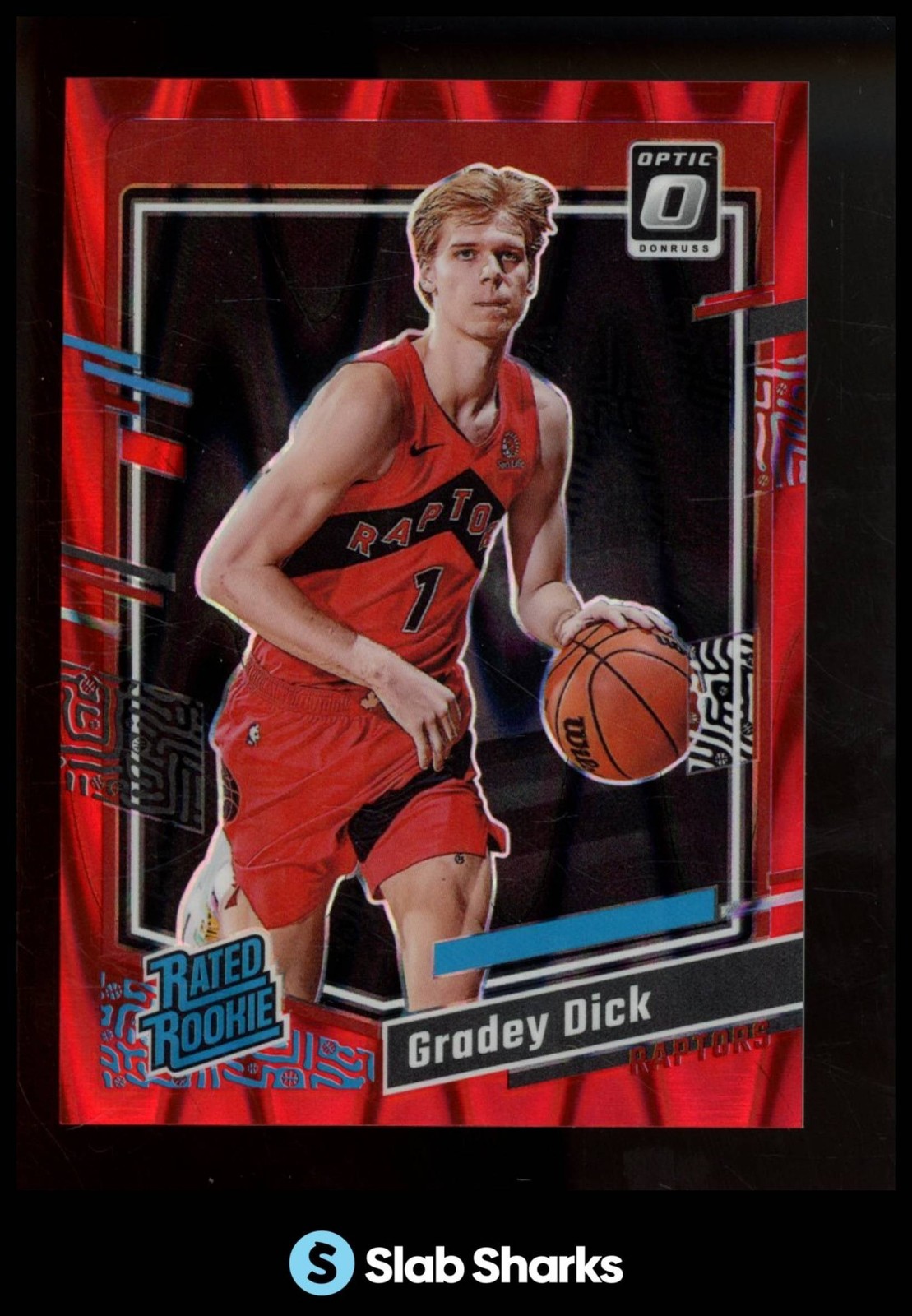 2023 PANINI DONRUSS OPTIC GRADEY DICK RED SEISMIC PRIZM RC RATED ROOKIE /130