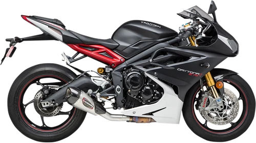 YOSHIMURA TRIUMPH 2013-2017 DAYTONA 675 ALPHA T - SS SS CF SLIP-ON EXHAUST