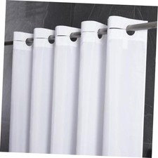 72x75 Waterproof No Hook Needed Shower 72"W x 75"L Pack of 1 White