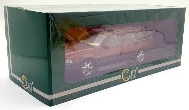 Miniature Voiture Volvo V70 XC Cross Country – 1996, échelle 1/18, Cult Models, Résine Bleue, Collection
