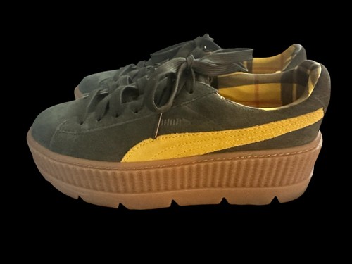 PUMA Fenty by Rihanna Women's Creeper SURF, Blue/GreenSize 7, New Box,Never Worn