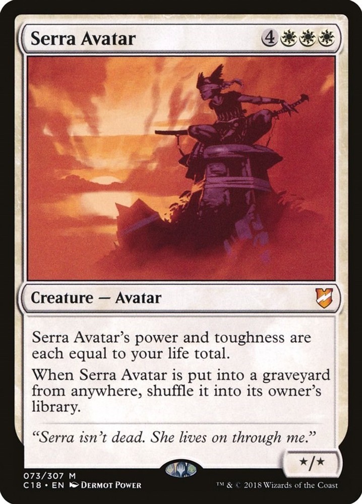 Serra Avatar #73 (NM) Commander 2018 (C18) MTG