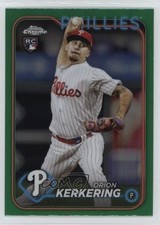 2024 Topps Chrome Green Refractor 33/99 Orion Kerkering #180 18yu
