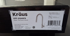 KRAUS Oletto Pull-Down Single Handle Kitchen Faucet KPF-3104SFS Stainless
