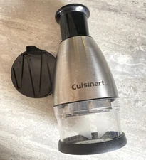 Cuisinart Push Chopper For Nuts Herbs Onions Stainless Steel