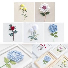 Embroidered Flower Applique Sets for T-Shirts, Decorative Patches