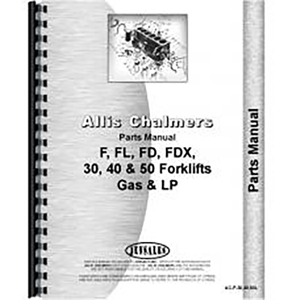 Allis Chalmers FDX 50 Tractor Parts Manual
