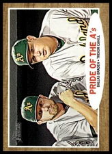 2011 Topps Heritage Pride of the A's (Dallas Braden / Trevor Cahill) #127