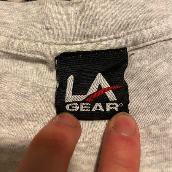 1994 L.A. Gear Los Angeles Kings The Wayne Gretzky Series NHL Camiseta XL EE. UU. Gris Foto 4 de 4