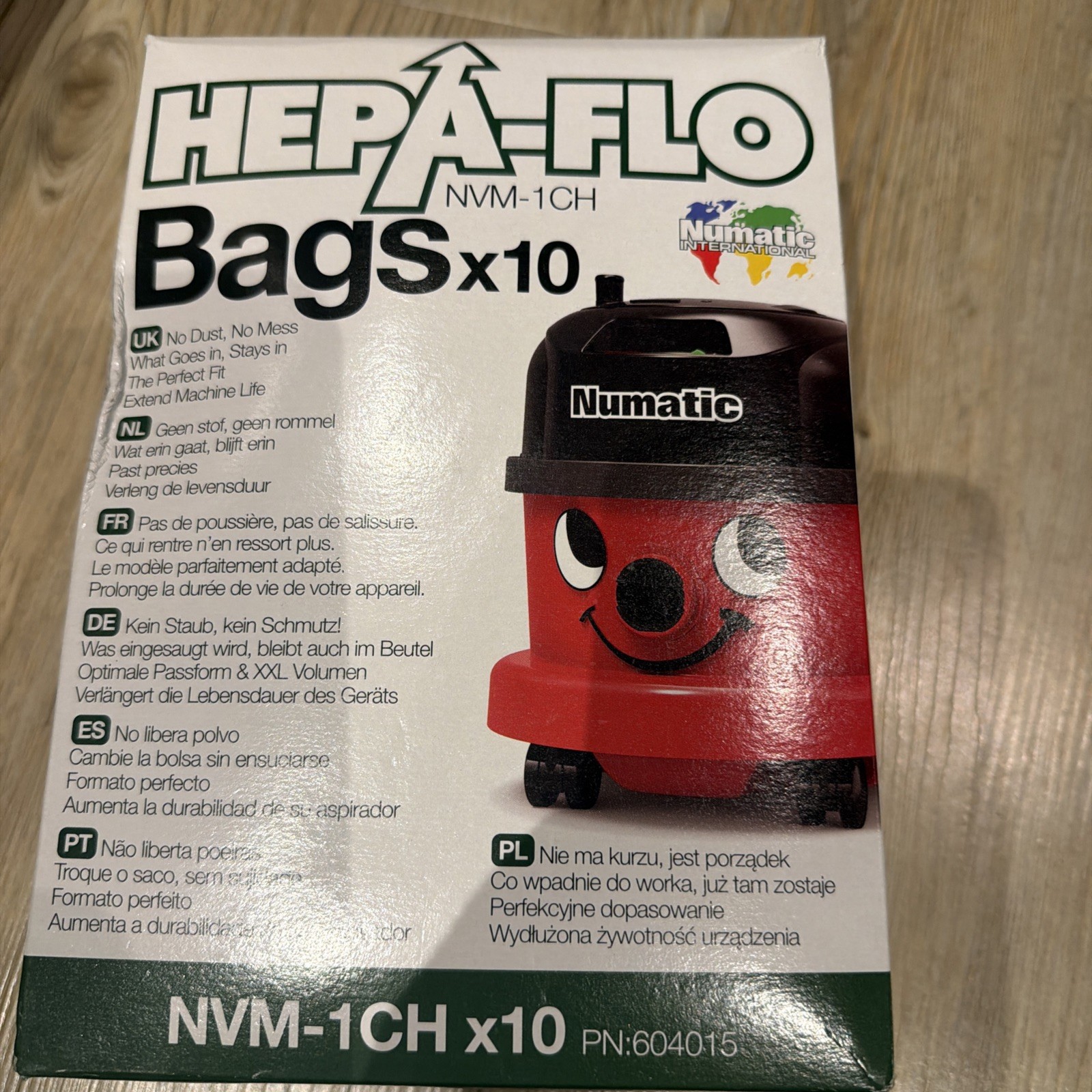 10x Numatic NVM-1CH Genuine Numatic Henry Cleaner Bags Hoover Bag Vacuum