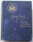 Book New York At The World's Columbian Exposition Worlds Fair Chicago 1893 w Map