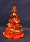 Fenton Christmas Tree figurine Ruby Red Slag 6 " tall