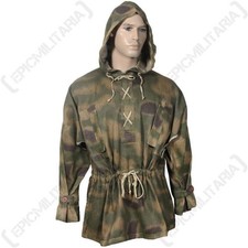 WW2 German Tan and Water Hooded Smock - Reproduction - 100% Linen