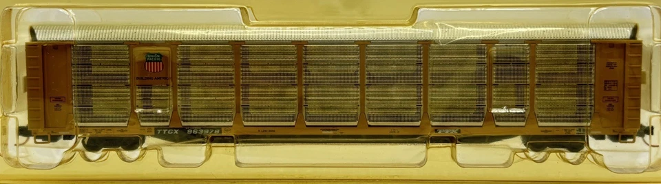 N Scale Red Caboose 19141-10 Union Pacific Bi-Level Closed Auto Rack TTGX 963978 - Image 4 of 4