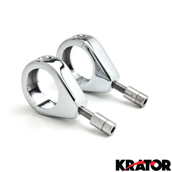 Зажим вилки указателя поворота 41 мм для Harley Davidson Dyna Glide Wide Glide FXDWG FXWG - Изображение 2 из 4