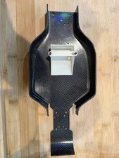 Vintage fibre Lyte Carbon Chassis Associated RC10 Worlds Cut