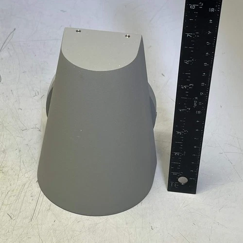 MAXIM LIGHTING LED Mini Outdoor Wall Lantern 6W 5"w x 6.25" H Grey 86199SV - Picture 10 of 10