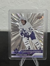 2023 UPPER DECK #222 MATTHEW KNIES OUTBURST SILVER YOUNG GUNS RC ROOKIE
