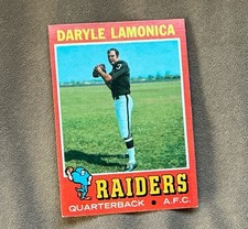 T.C.G. Daryle Lamonica Oakland Raiders Football Card #70 Vintage Base