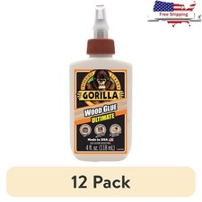 Ultimate Waterproof Wood Glue 12 Pack Strong Adhesive Indoor Outdoor Projects US