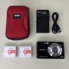 New ListingSony Cyber-shot Dsc-W230 12.1Mp Digital Camera - 2 Batteries & Charger, Case Blk