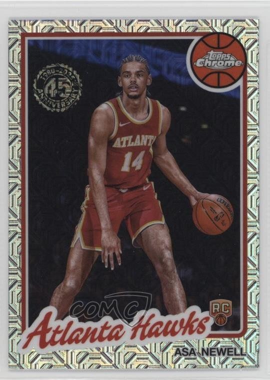 2025-26 Topps 1980-81 Topps Chrome Silver Pack Asa Newell #TC-AN 0u2l