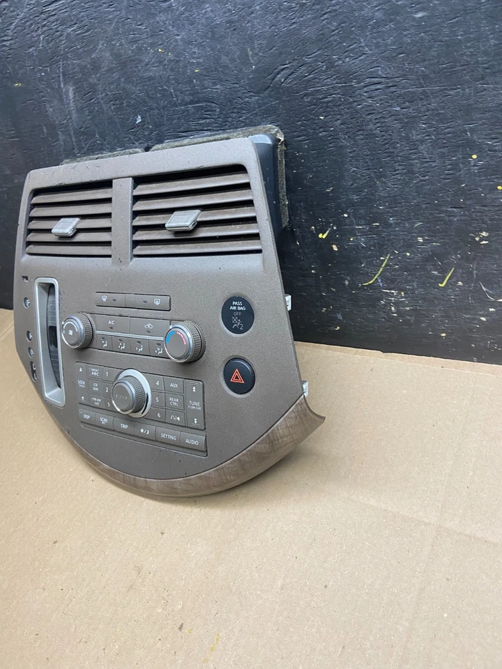 2007 to 2009 Nissan Quest Radio Shifter Climate Control Panel Bezel Oem T9126 DG - Image 4 of 4