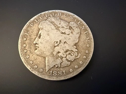 1881-O MORGAN SILVER DOLLAR New Orleans Mint  GOOD-VG COND Circulated FREE SHIP!