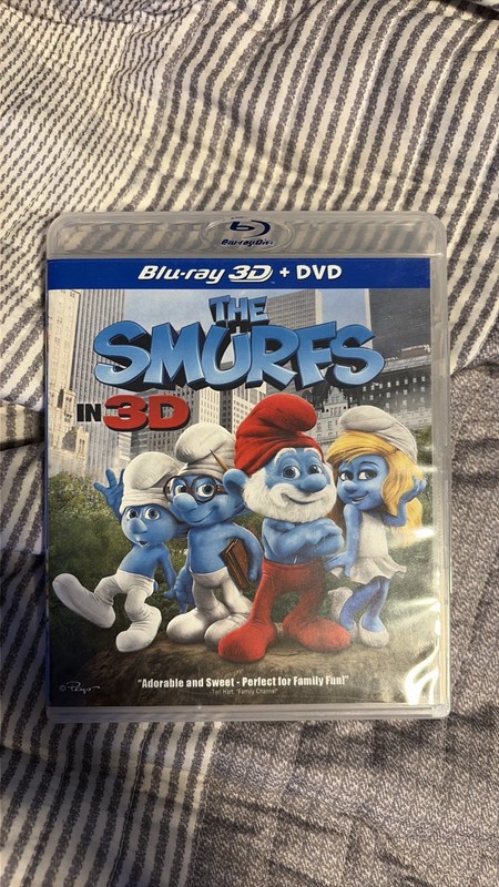 The Smurfs (Blu-ray/DVD, 2011, 2-Disc Set, Canadian 3D)